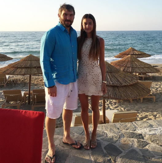 Анастасия Шубская и Александр Овечкин. Фото www.instagram.com/nastyashubskaya