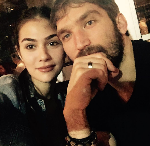 Анастасия Шубская и Александр Овечкин. Фото www.instagram.com/nastyashubskaya