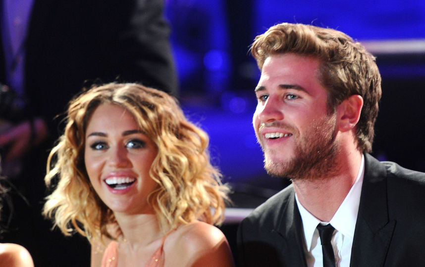 Майли Сайрус и Лиам Хемсворт. Фото Getty