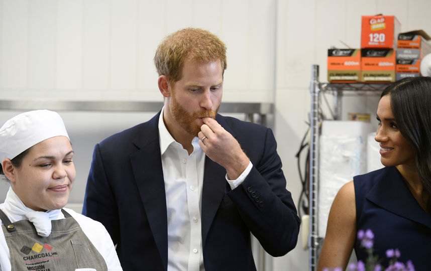 Принц Гарри и Меган Маркл во время визита в Австралию. Фото AFP