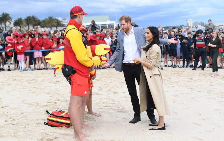 Принц Гарри и Меган Маркл во время визита в Австралию. Фото AFP
