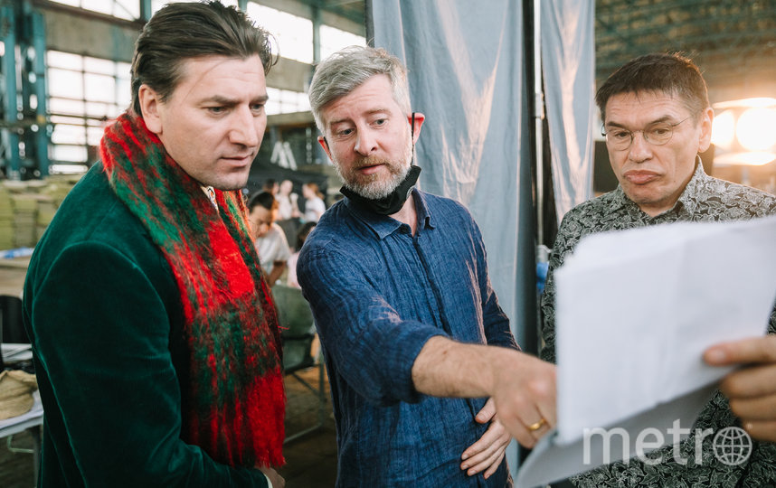Николай Хомерики на съёмках фильма "Белый снег". Фото Марк Серый для "ЭГО продакшн", "Metro"