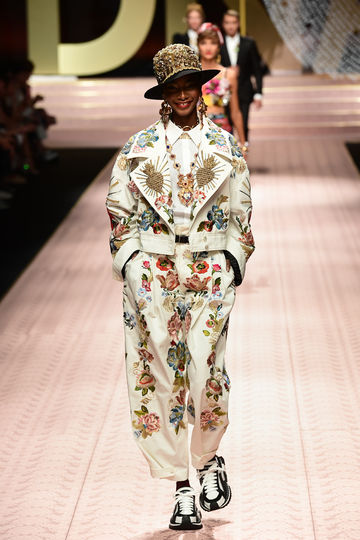 Показ Dolce&Gabbana в рамках Недели моды в Милане. Фото AFP