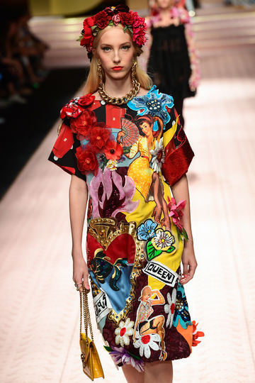 Показ Dolce&Gabbana в рамках Недели моды в Милане. Фото AFP