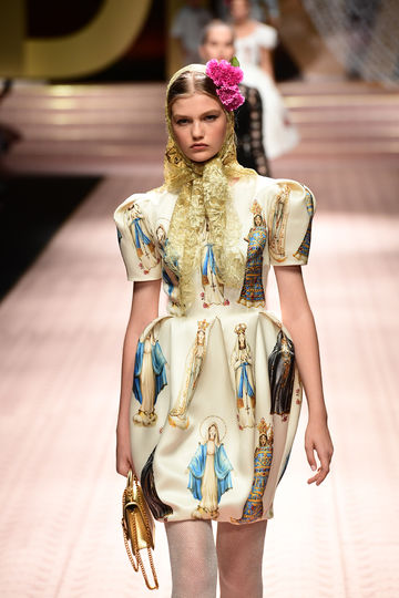 Показ Dolce&Gabbana в рамках Недели моды в Милане. Фото AFP