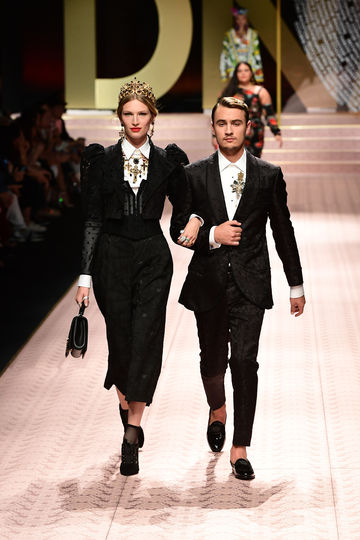Показ Dolce&Gabbana в рамках Недели моды в Милане. Фото AFP