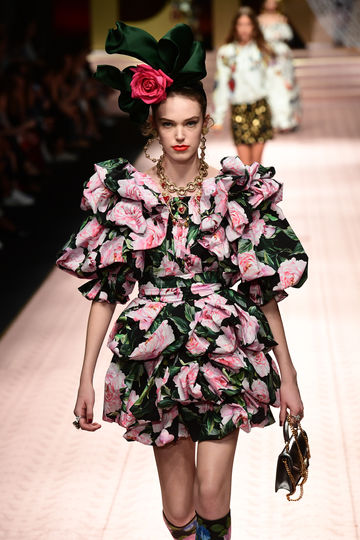 Показ Dolce&Gabbana в рамках Недели моды в Милане. Фото AFP