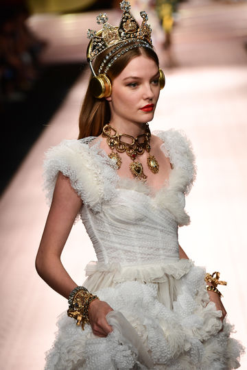 Показ Dolce&Gabbana в рамках Недели моды в Милане. Фото AFP