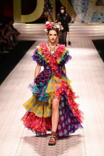 Показ Dolce&Gabbana в рамках Недели моды в Милане. Фото AFP