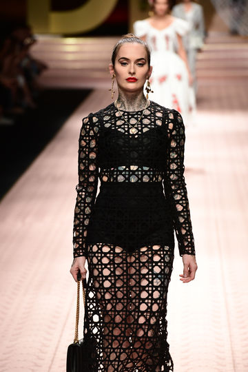 Показ Dolce&Gabbana в рамках Недели моды в Милане. Фото AFP