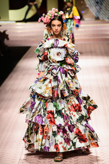 Показ Dolce&Gabbana в рамках Недели моды в Милане. Фото AFP