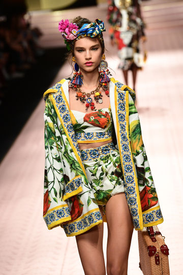 Показ Dolce&Gabbana в рамках Недели моды в Милане. Фото AFP