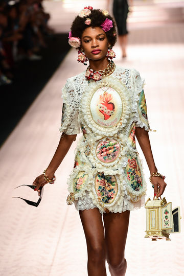 Показ Dolce&Gabbana в рамках Недели моды в Милане. Фото AFP