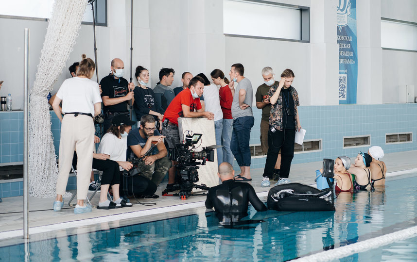 Съёмки сериала "Настя, соберись!" Фото kinopoisk.ru