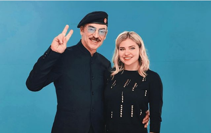 Катерина Боярская с дедушкой Михаилом Боярским. Фото www.instagram.com/kboyarskaya98