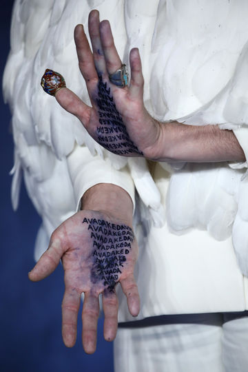 Эзра Миллер на премьере "Фантастических тваре" в Лондоне. Фото Getty