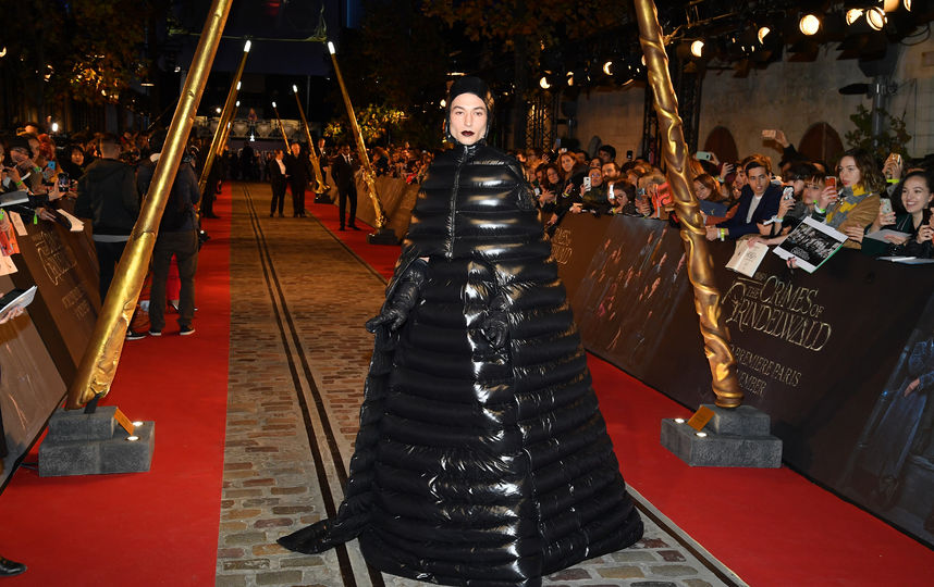 Эзра Миллер на премьере "Фантастических тваре" в Париже. Фото Getty