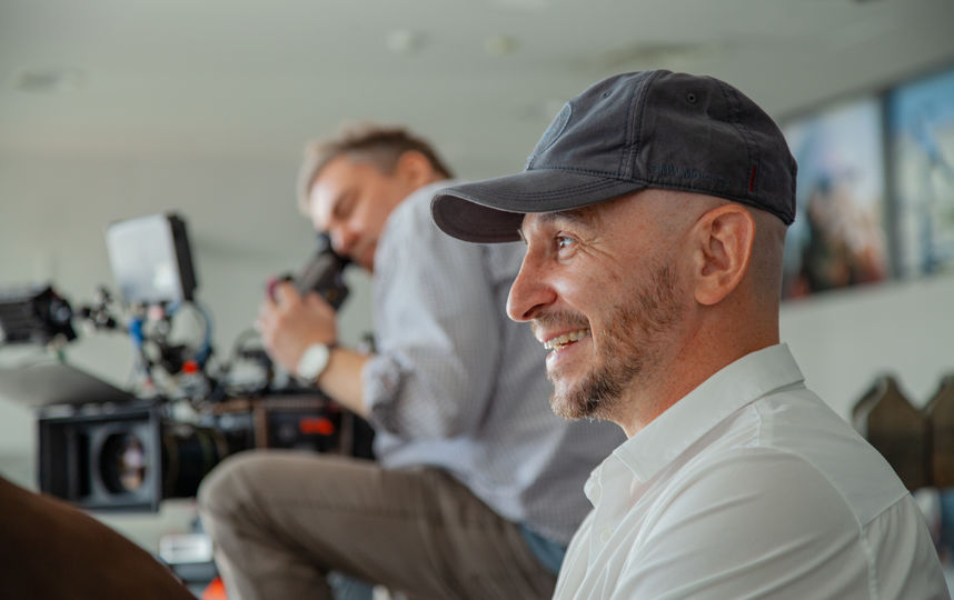 Петр Буслов на съемках фильма "БУМЕРанг". Фото Предоставлено организаторами