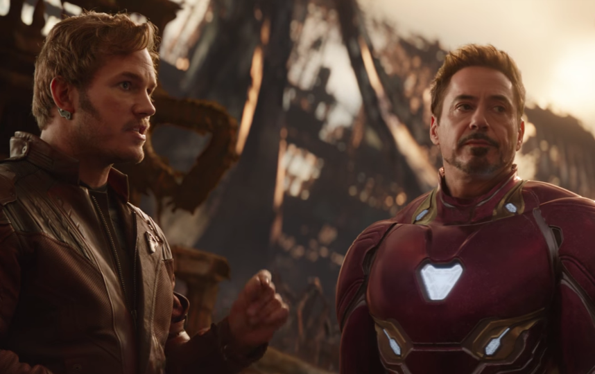 Звёздный Лорд и Железный человек будут заодно. Фото  Marvel Entertainment, Скриншот Youtube