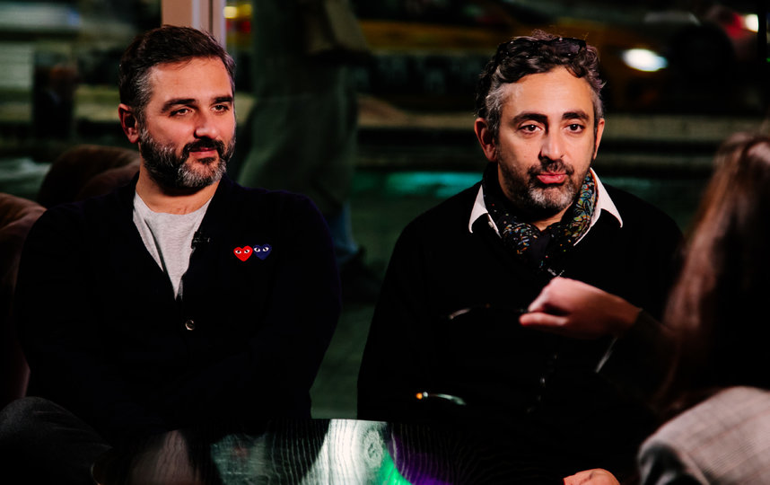 Эрик Толедано и Оливье Накаш на премьере фильма "Особенные". Фото Предоставлено организаторами