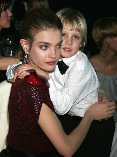 Наталья Водянова с Лукасом, архивное фото. Фото Getty