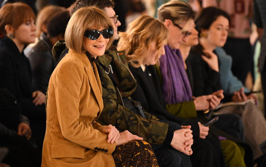 Анна Винтур на показе коллекции Виктории Бекхэм. Фото AFP