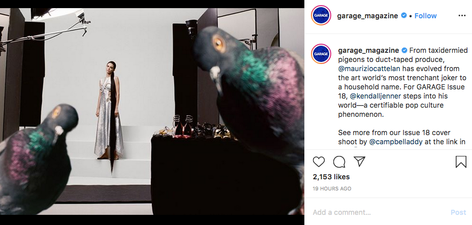 Кендалл Дженнер приняла участие в провокационной фотосессии. Фото скриншот instagram @garage_magazine | Campbell Addy