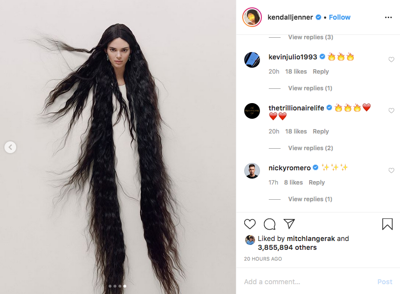 Кендалл Дженнер поделилась фотографиями со своими подписчиками в Instagram. Фото скриншот Instagram @kendalljenner