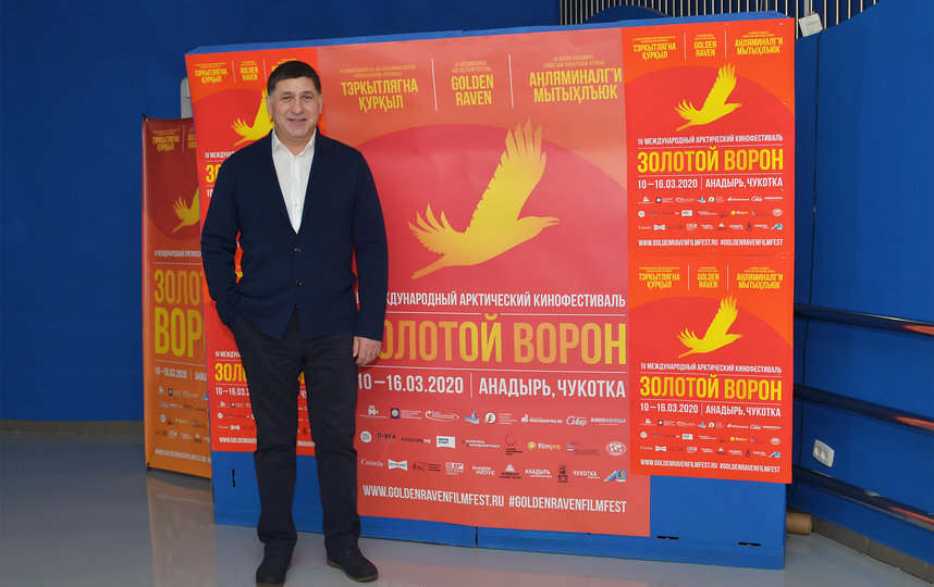 Сергей Пускепалис на открытии кинофестиваля "Золотой ворон". Фото Азаматова Земфира, Предоставлено организаторами