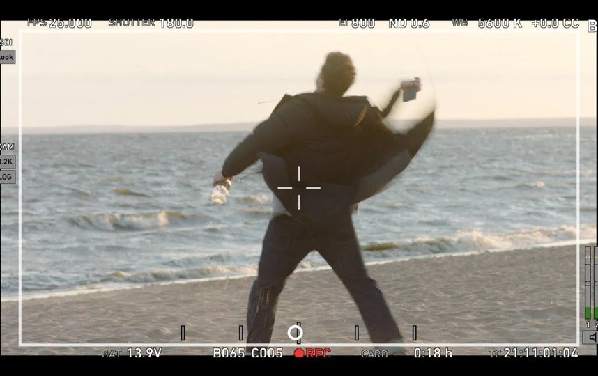 Максим Виторган во время дубля. Фото PR «Киностудия КИТ»