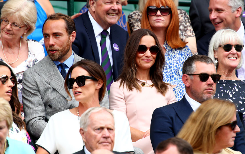 Пиппа и Джеймс Миддлтон на Уимблдонском турнире. Фото Getty