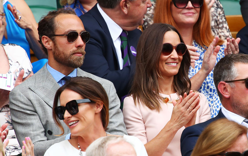 Пиппа и Джеймс Миддлтон на Уимблдонском турнире. Фото Getty