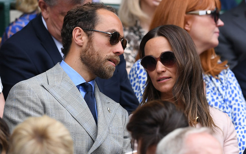 Пиппа и Джеймс Миддлтон на Уимблдонском турнире. Фото AFP