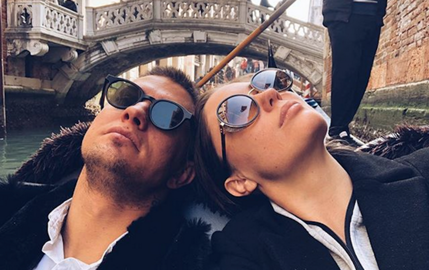 Агата Муцениеце и Павел Прилучный. Фото скриншот: instagram.com/agataagata/