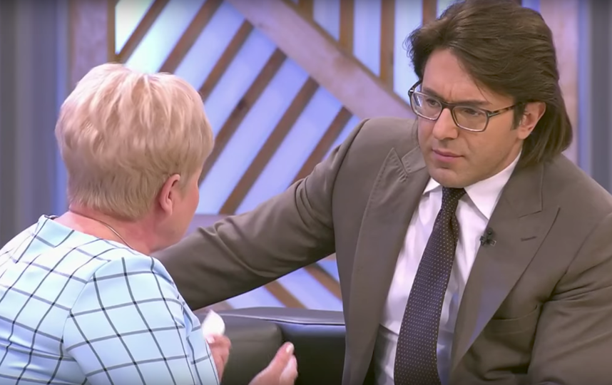 Мама Даны Борисовы и Андрей Малахов. Фото Скриншот Youtube