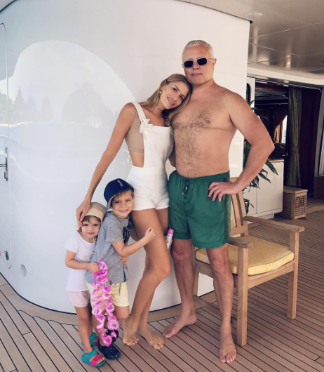 Лена Перминова и Александр Лебедев. Фото Instagram Лены Перминовой.
