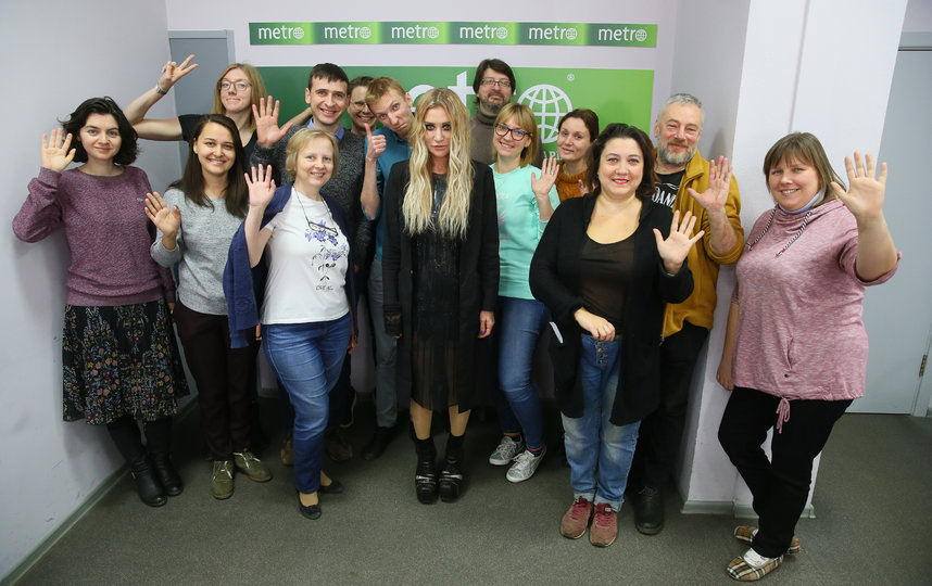 Певица Линда в столичной редакции Metro. Фото Василий Кузьмичёнок