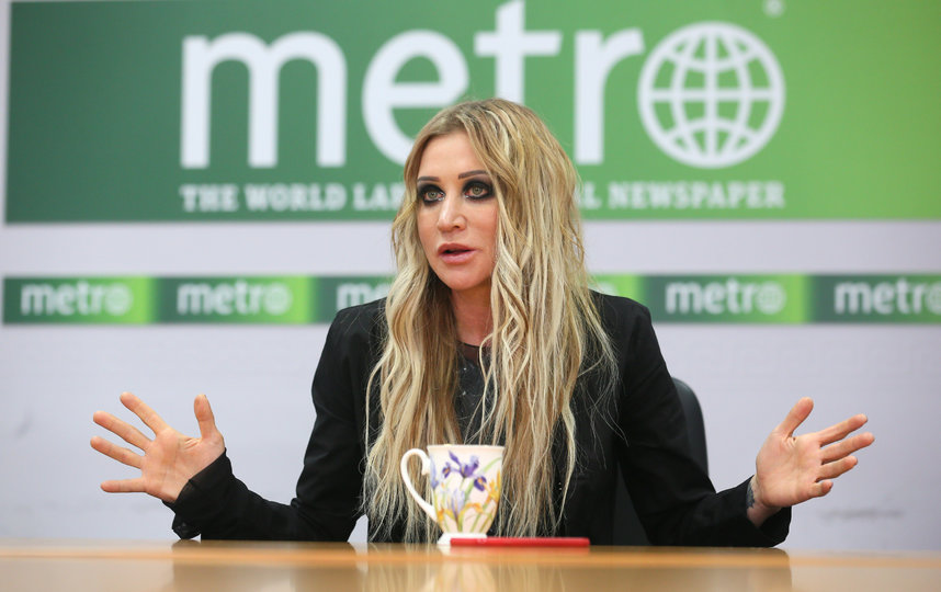 Певица Линда в столичной редакции Metro. Фото Василий Кузьмичёнок