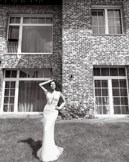 Настя Каменских в день свадьбы. Фото www.instagram.com/kamenskux