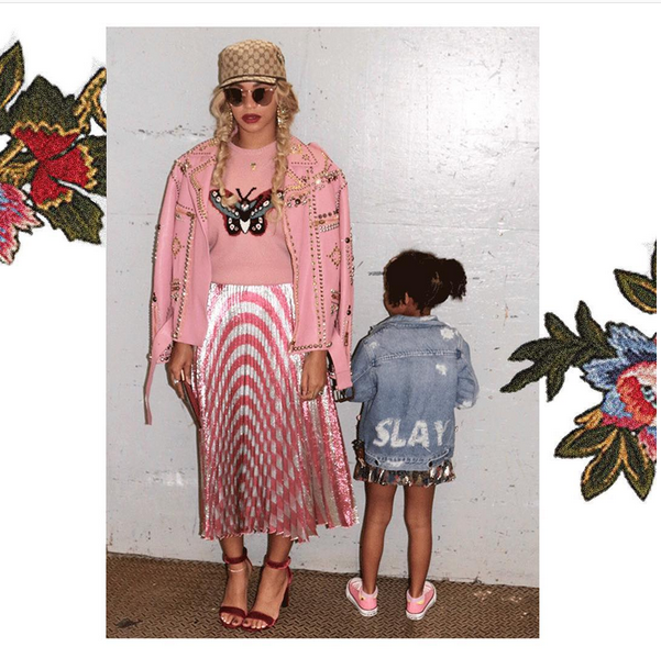 Бейонсе с дочкой Блу Айви. Фото instagram/beyonce