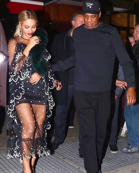 Бейонсе с мужем Джей Зи . Фото instagram/beyonce