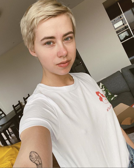 Александра Митрошина. Фото скриншот Instagram @alexandramitroshina