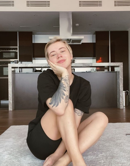 Александра Митрошина. Фото скриншот Instagram @alexandramitroshina