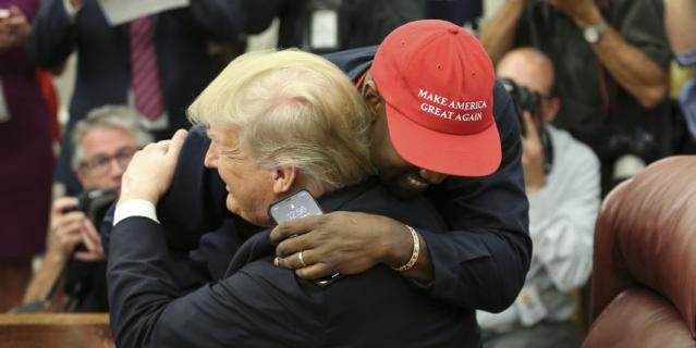 Встреча Канье Уэста и Дональда Трампа.
