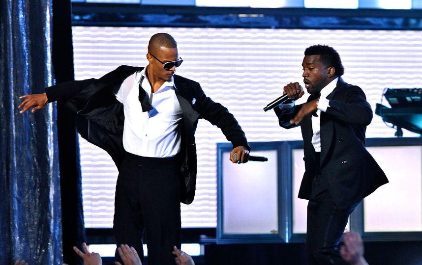 T.I. и Канье Уэст. Фото Getty