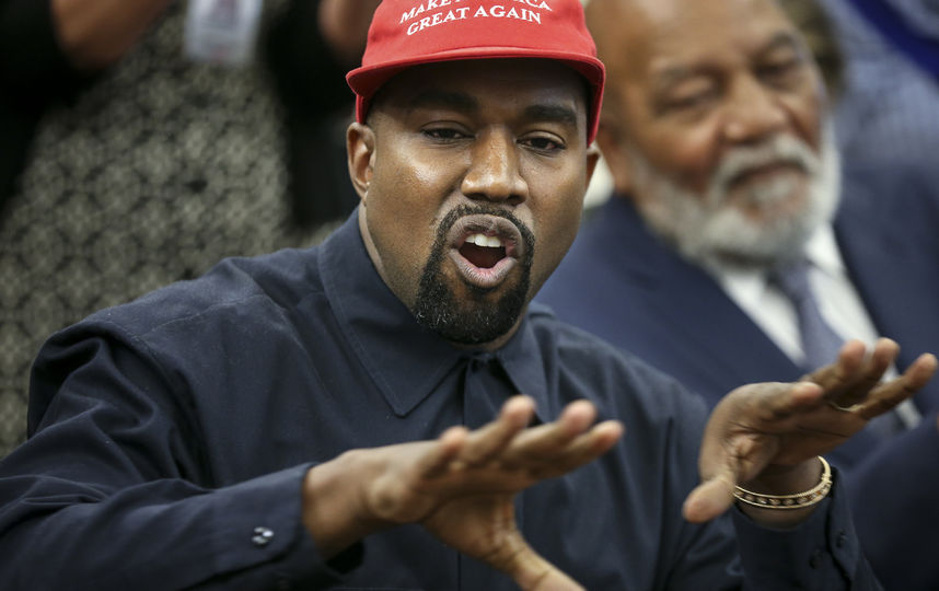 Встреча Канье Уэста и Дональда Трампа. Фото Getty