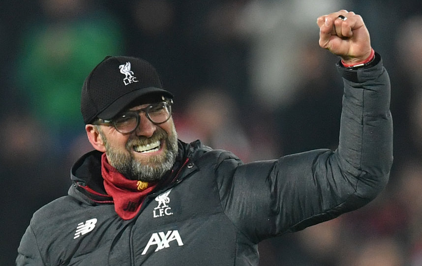 150-ю победу на посту главного тренера "Ливерпуля" одержал немец Юрген Клопп. Он возглавляет команду с октября 2015 года. Фото AFP