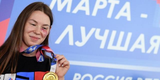 Так Марту встретили в Казани.