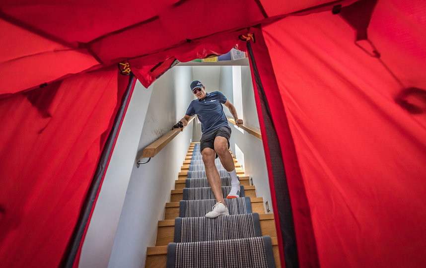 Так выглядело домашнее восхождение Эда. Фото redbullcontentpool.com