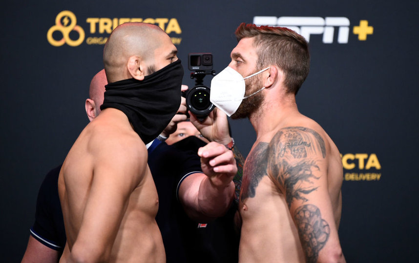 Хамзат Чимаев и Джеральд Миршерт. Фото Getty